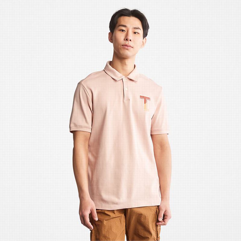 Pink Timberland Timber Fresh Polo Shirts | 60184205