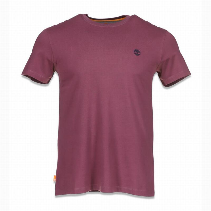 Purple Timberland Boot-Logo T-Shirts | 54064012