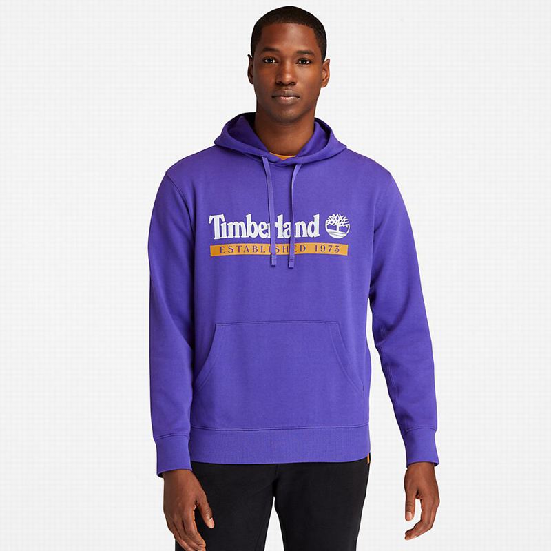 Purple Timberland Established 1973 Hoodie | 5796244