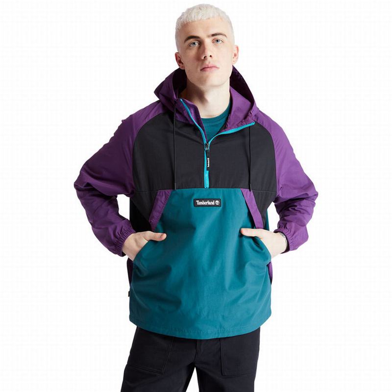 Purple Timberland Pullover Windbreaker | 75535288