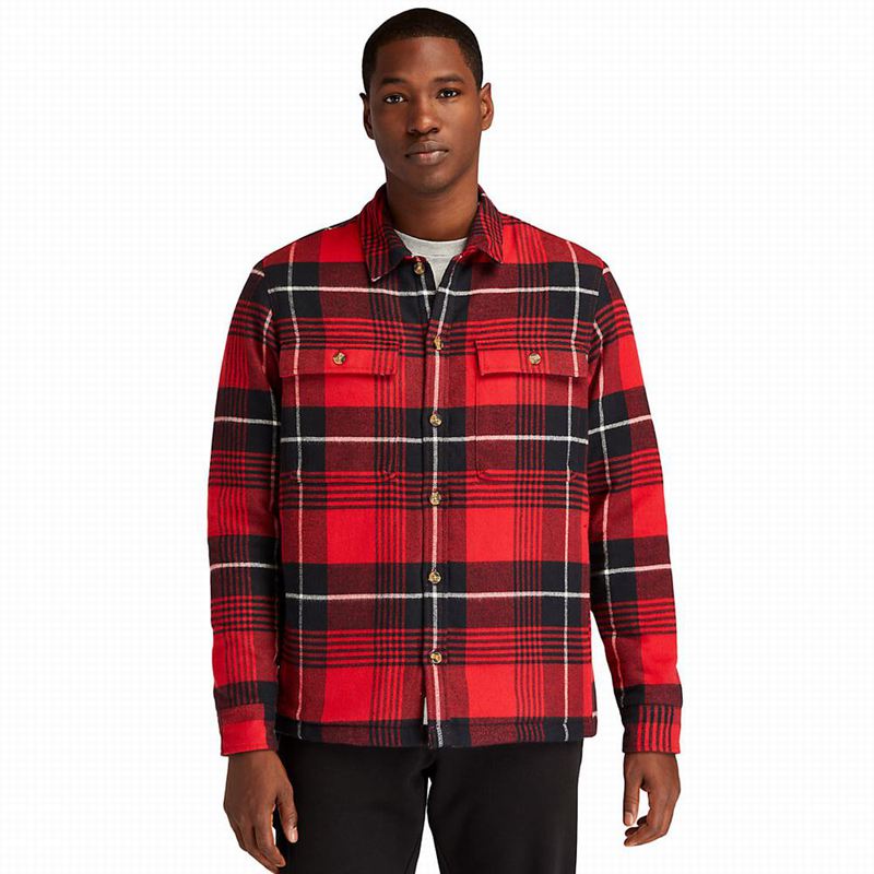 Red Timberland Benton Water-Resistant Insulated Jackets | 42532082