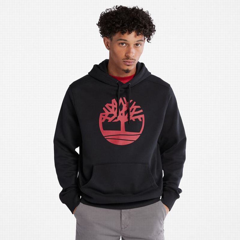Red Timberland Tree-Logo Hoodie | 90555771
