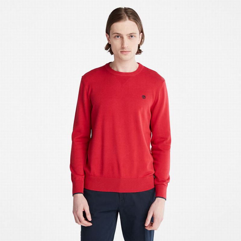 Red Timberland Williams River Crewneck Jumpers | 45061016