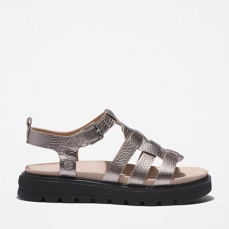 Silver Timberland GreenStride Ray City Sandals | 46690297