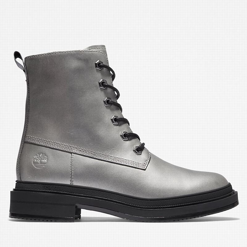 Silver Timberland Lisbon Lane 6 Inch Boots | 47176118
