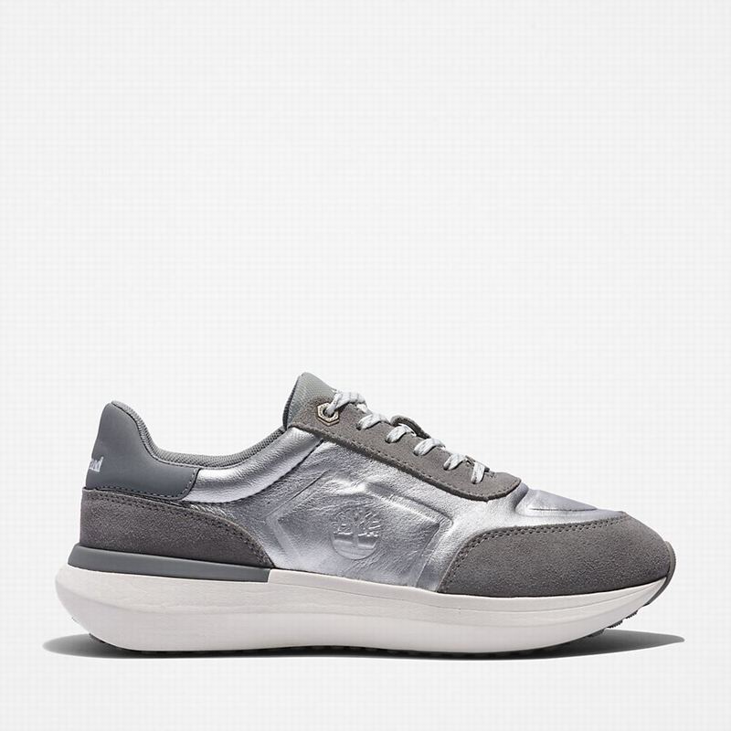 Silver Timberland Seoul City Sneakers | 72755697