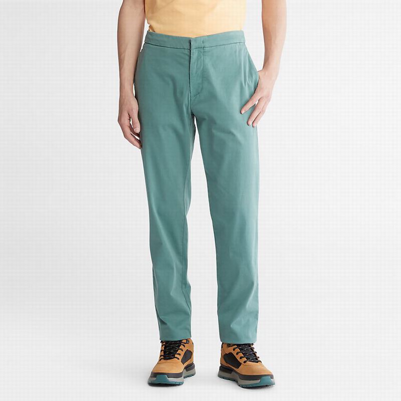 Turquoise Timberland Ultrastretch Tapered Pants | 57483384