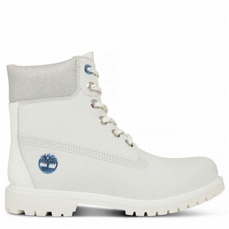 White Timberland 6 Inch Ice Boots | 65038444