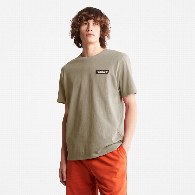 White Timberland Earthkeepers by Raeburn All Gender Print Pocket T-Shirts | 94487546