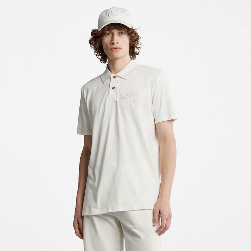 White Timberland Outdoor Heritage EK+ Polo Shirts | 20224733