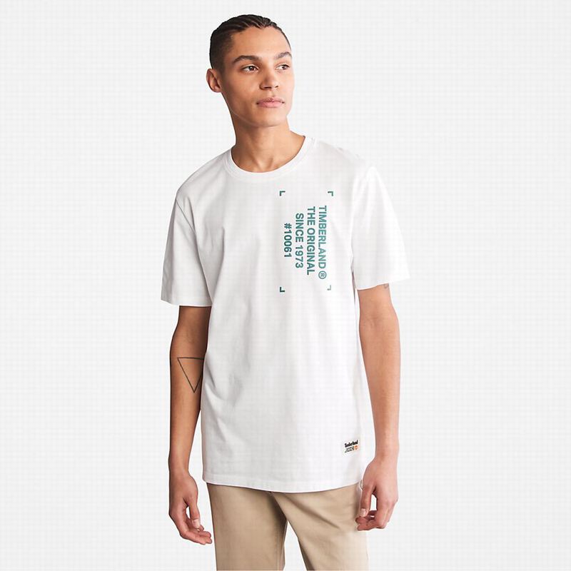 White Timberland PRO Wicking Good Sport Short-Sleeve T-Shirts | 86886639