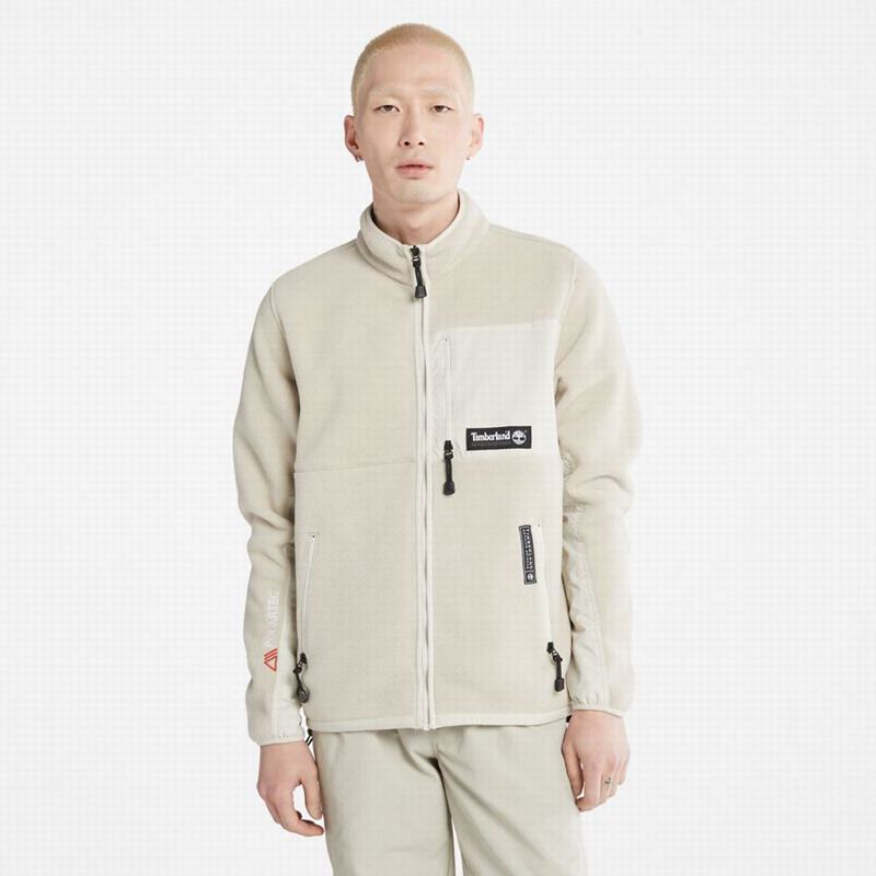 White Timberland Polartec Fleece Jackets | 59522887