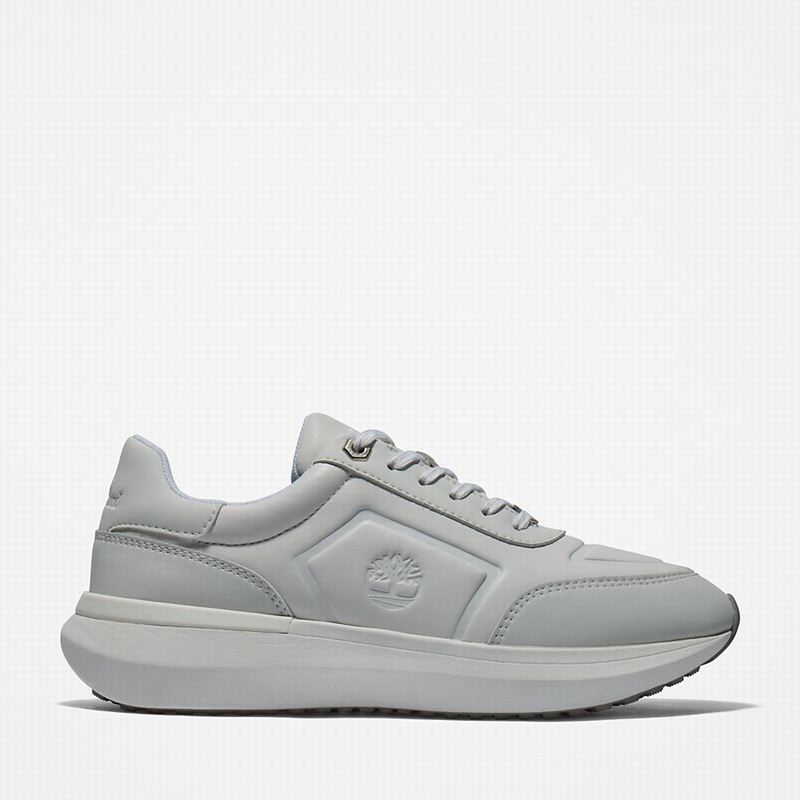 White Timberland Seoul City Leather Sneakers | 55540199