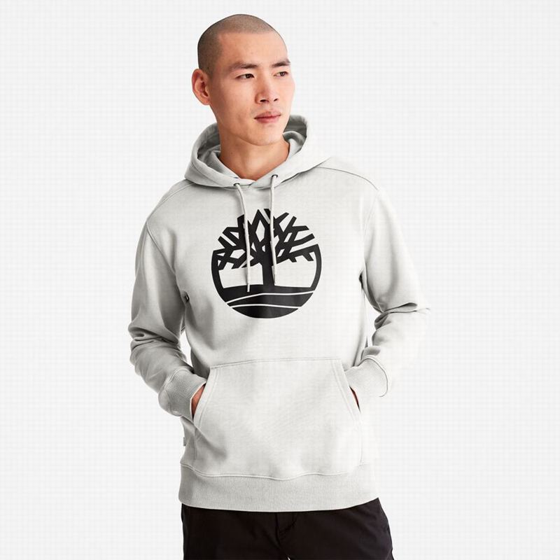 White Timberland Tree-Logo Hoodie | 18779906