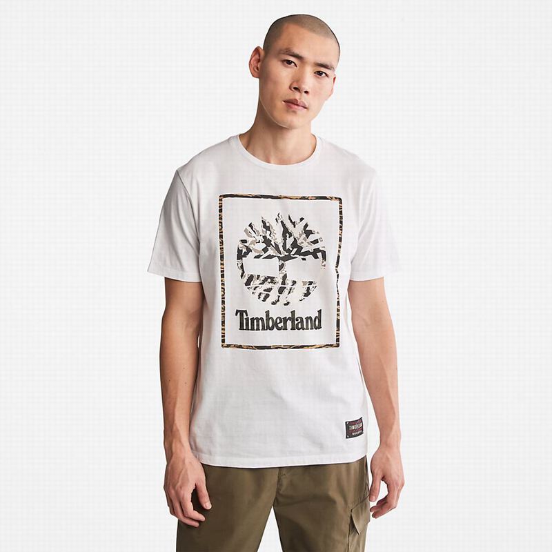 White Timberland Year of the Tiger T-Shirts | 74299877