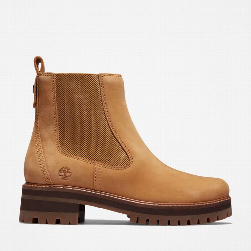 Yellow Timberland Courmayeur Valley Chelsea Boots | 18808582