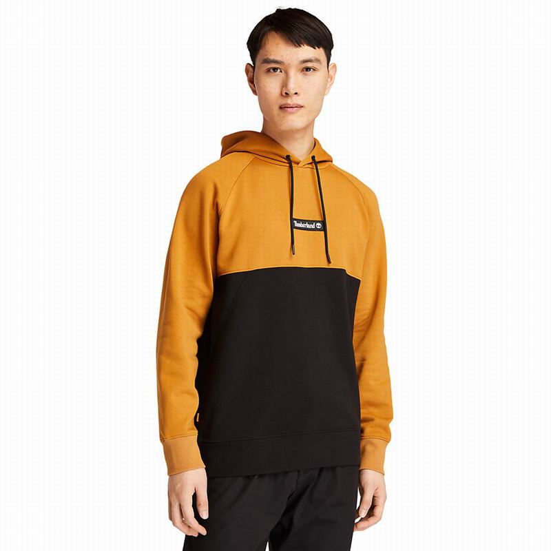 Yellow Timberland Cut-and-sew Hoodie | 7566315