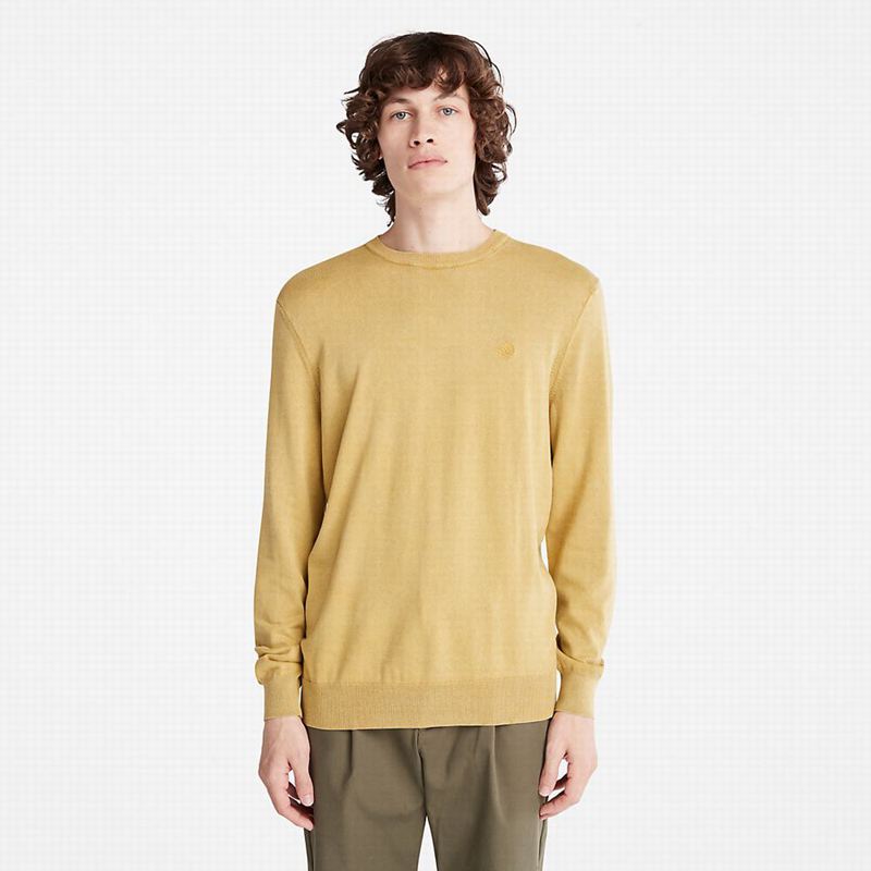 Yellow Timberland EK+ Crewneck Jumpers | 5890295