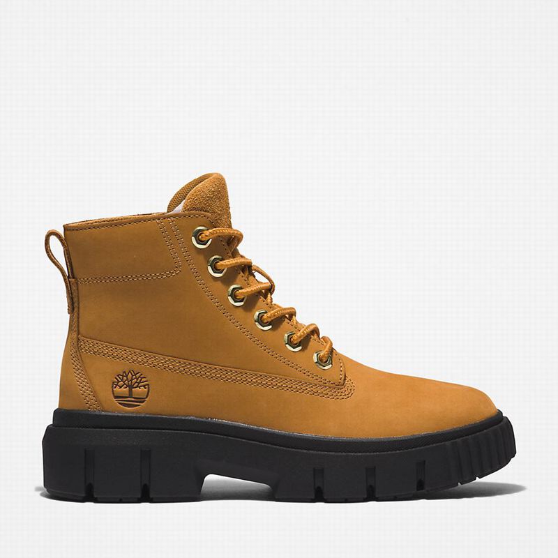 Yellow Timberland Greyfield Lace-up Boots | 98651776