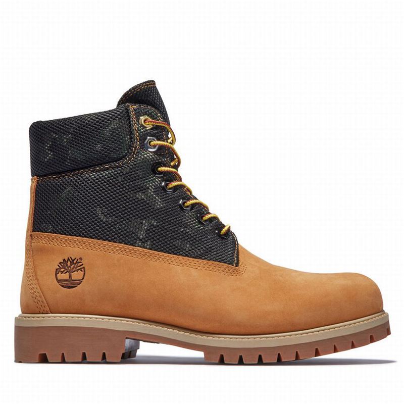 Yellow Timberland Heritage 6 Inch Boots | 26122468