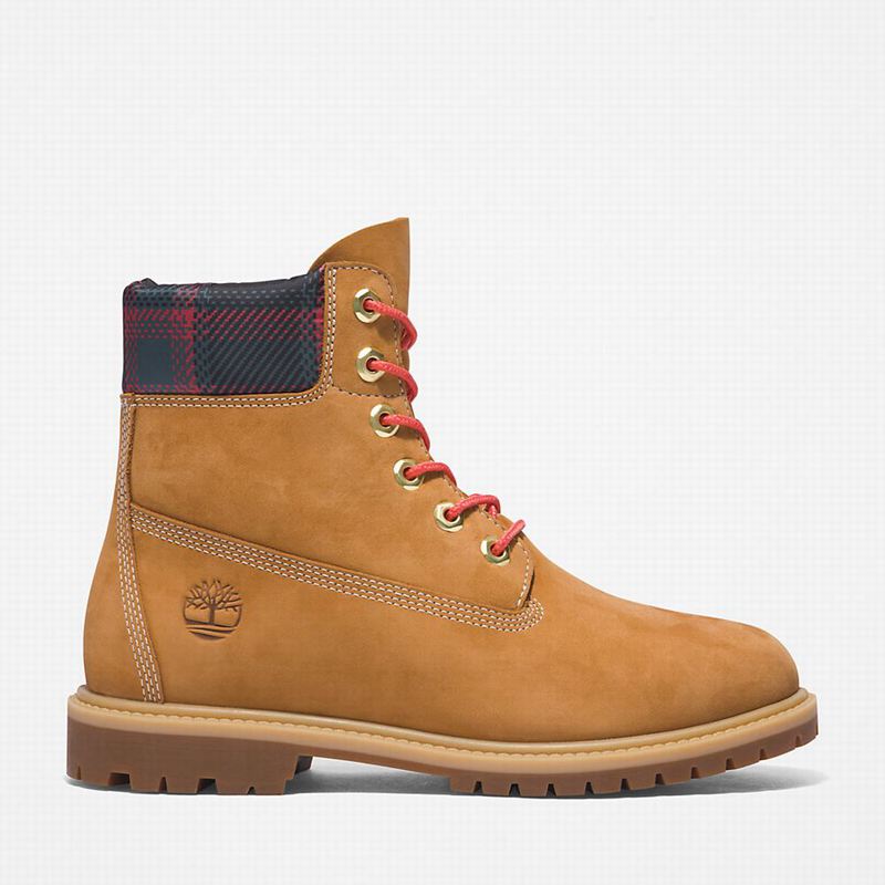 Yellow Timberland Heritage 6 Inch Boots | 27314738