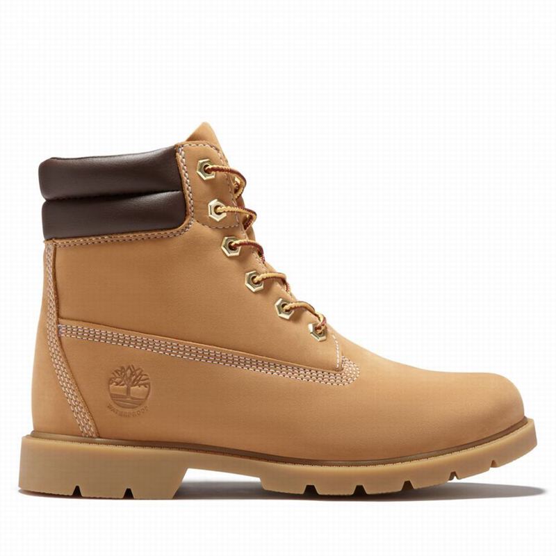 Yellow Timberland Linden Woods 6-Inch Waterproof Boots | 42714364
