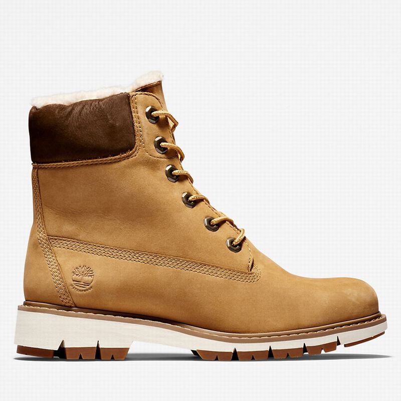 Yellow Timberland Lucia Way Lined Boots | 70966696