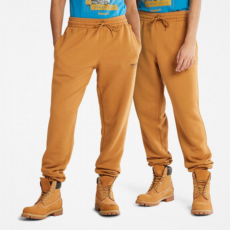 Yellow Timberland Luxe Comfort Essentials Refibra Tracksuit Bottoms Joggers | 87120365