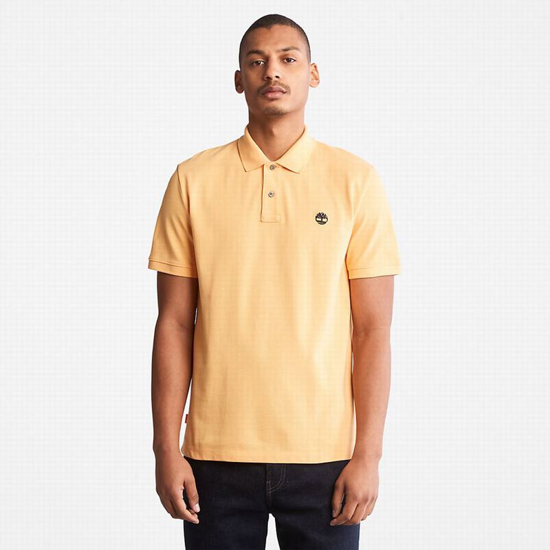 Yellow Timberland Millers River Pique Polo Shirts | 92969191