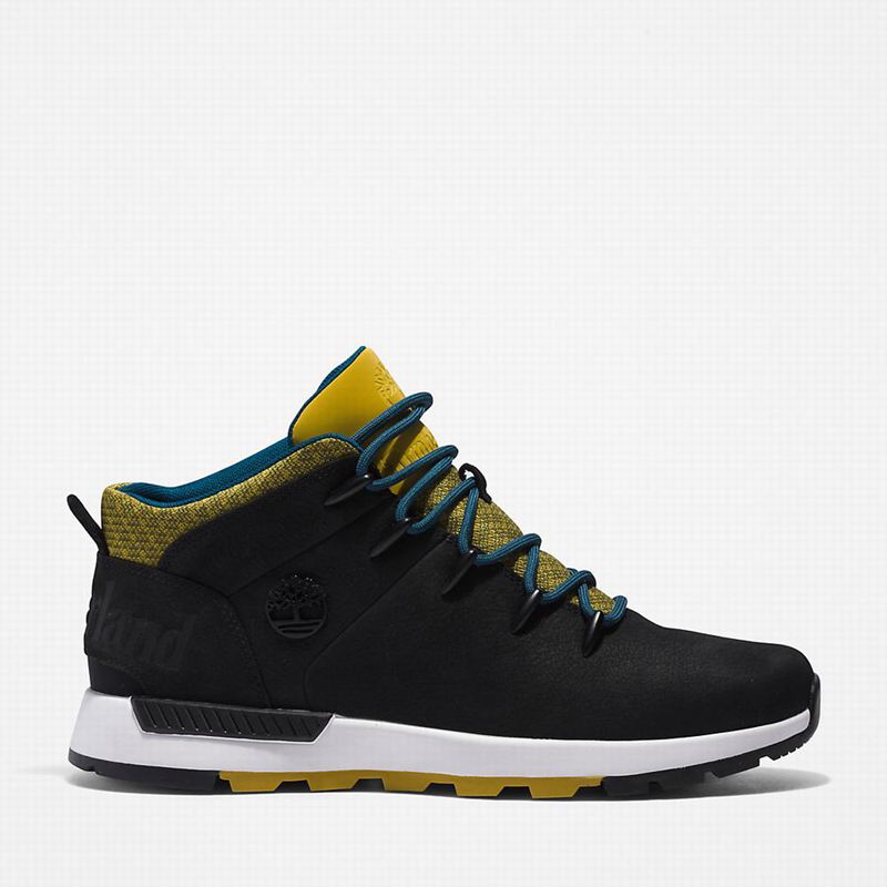 Yellow Timberland Sprint Mid Hiking Boots | 16000326